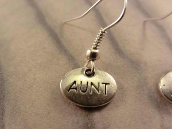 Tante Ohrringe Vintage Optik Aunt Geschenk
